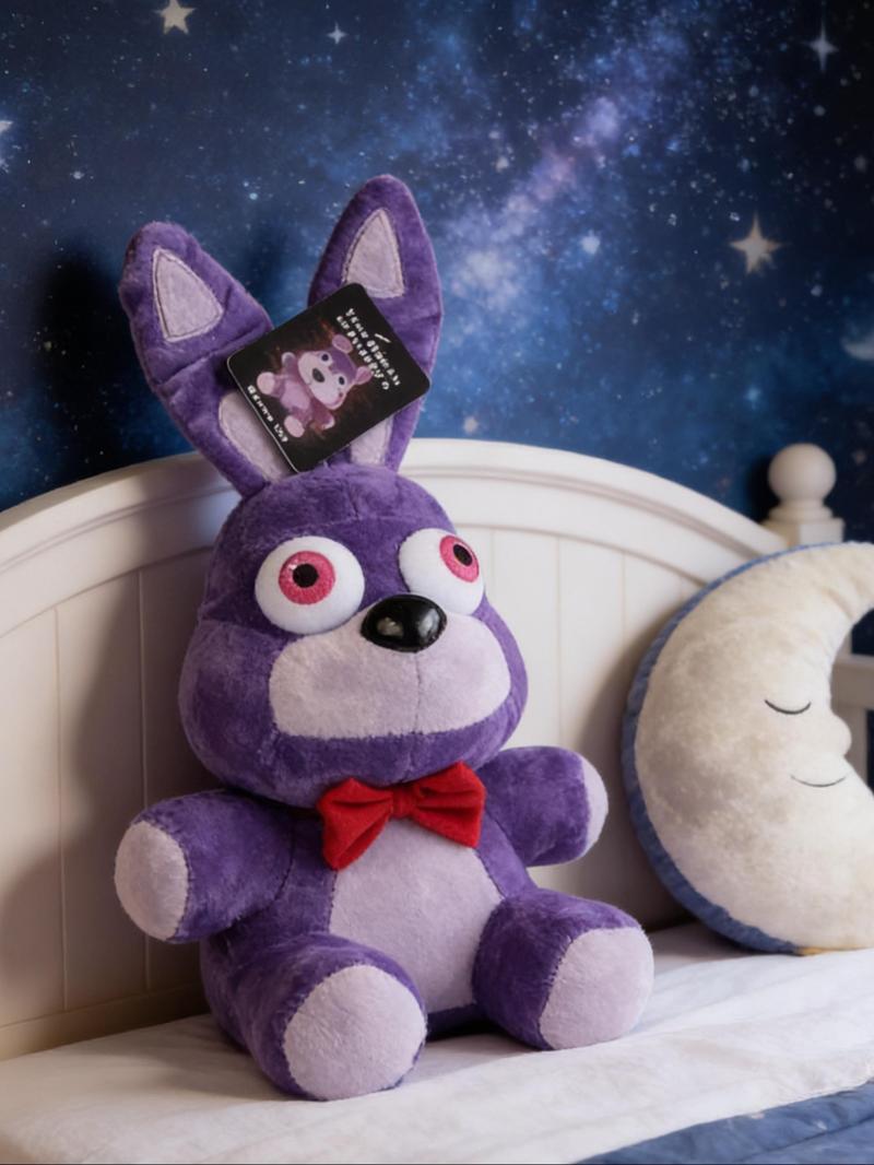 Five Nights at Freddy's Plush Toy, 7 Inch Soft Pillow Buddy for Kids, Cute Style, Suitable for All Seasons, Pure Color Design