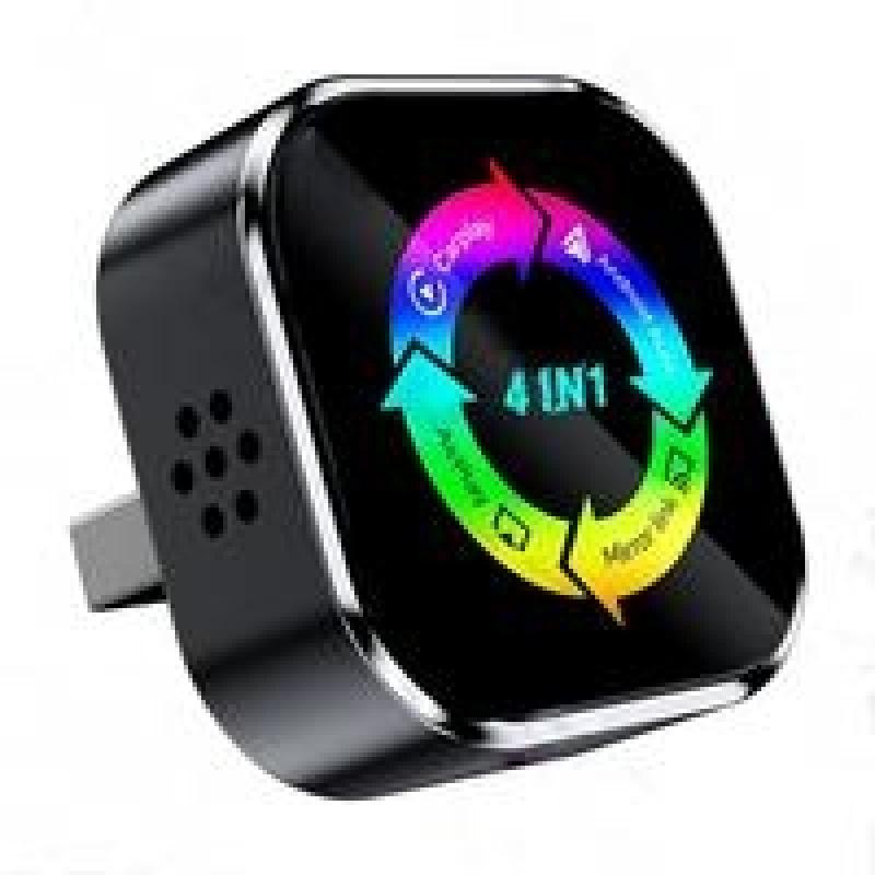 2026 New 4-in-1 CarPlay Wireless Adapter - iPhone/Android Compatible | Fast Connection, Hands-Free Calling, AirPlay, Mirror Link, Netflix, Youtube type-c adapter Bluetooth 5.0 fast transmission, ultra-HD stereo sound