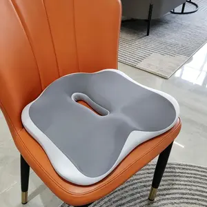 Memory Foam Seat Cushion for Office Chair and Regular Chairs, Relieves Back Pain and Tailbone Pain, Ergonomic Design for Long Sitting