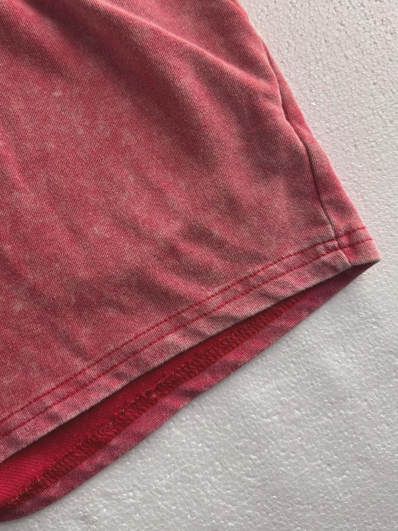 Summer women's suit with leopard and cherry pattern print, comfortable cotton, Breathable, vintage Y2k suitable for outdoor leisure, punk style round neck washed cotton Fitted T-shirt and shorts two-piece suit