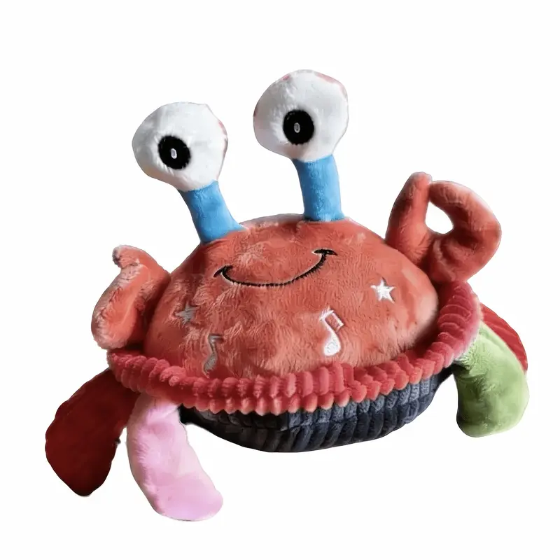 Cartoon Pig Fabric Plush Bouncing Ball Pet Toy - USB Rechargeable Battery, Interactive Play, Electronic Sound-Making, Washable Dog Accessory