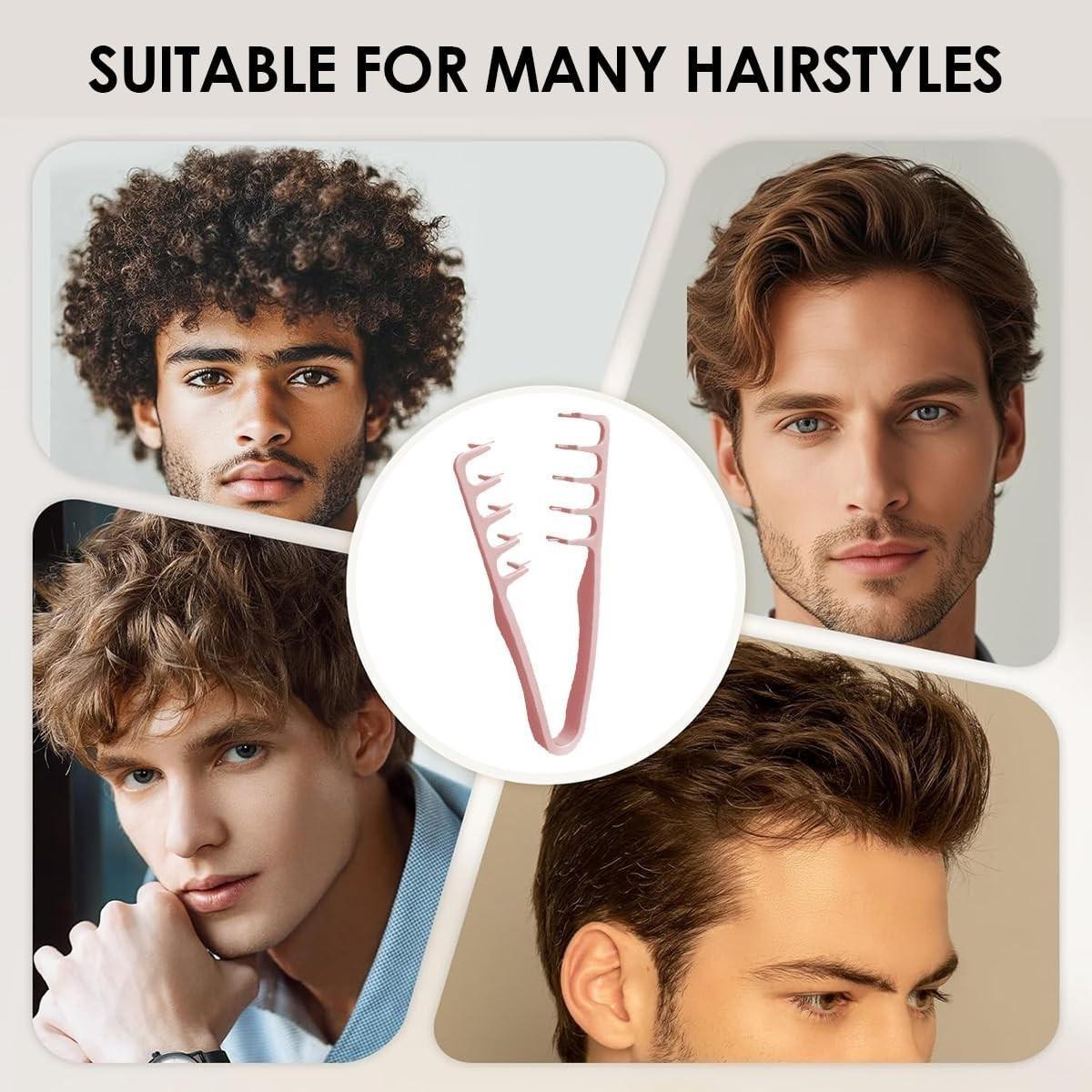 Volumizing Texture Hair Comb, Root Lifting for Men and Women, Covers Hair Parting and Bangs, Styling Brush for Thickening Hair