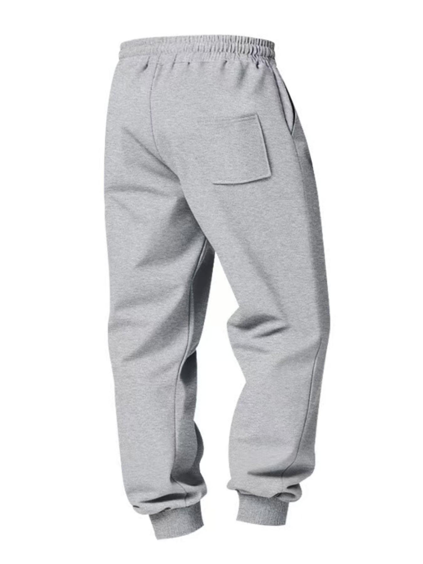 Men's Striped Cargo Jogger Pants, Casual Drawstring Waist Sweatpants, Flap Pockets, Streetwear Track Pants for Men, Comfortable and Stylish