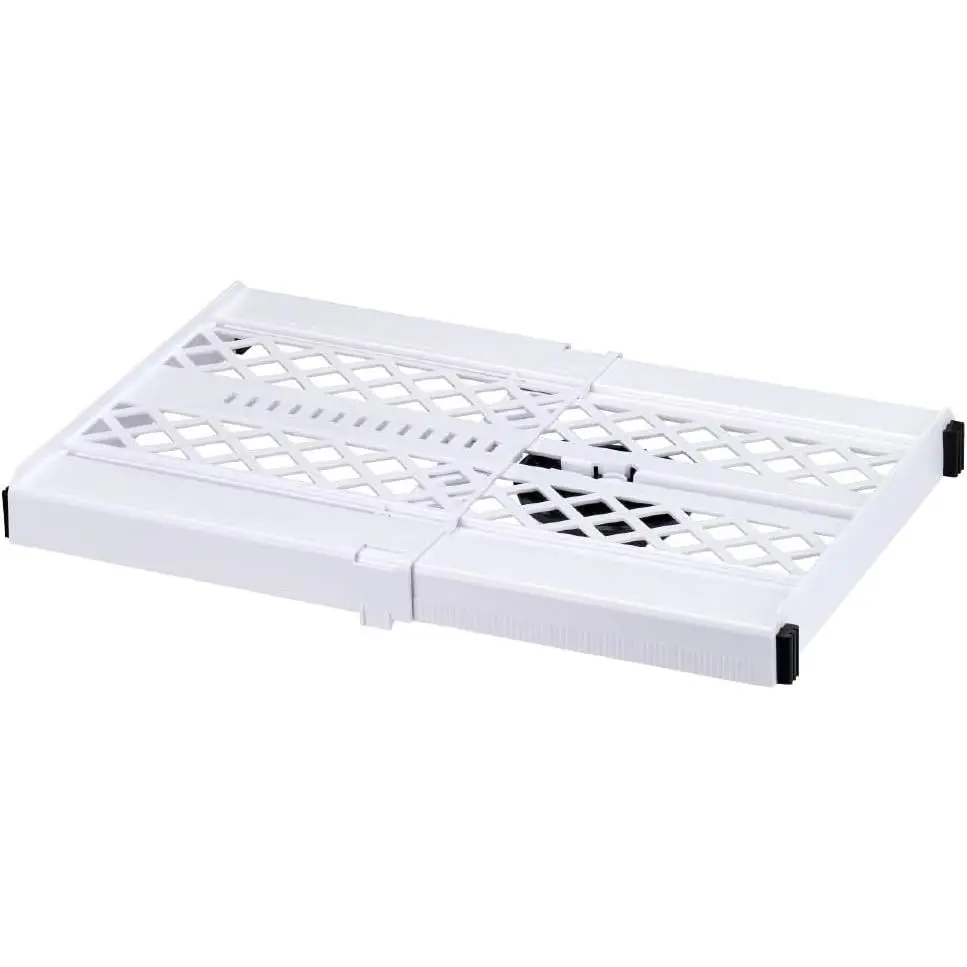 Adjust-A-Shelf Locker Shelf for School Organization, Adjustable 12-15", Holds Up to 10 lbs, White