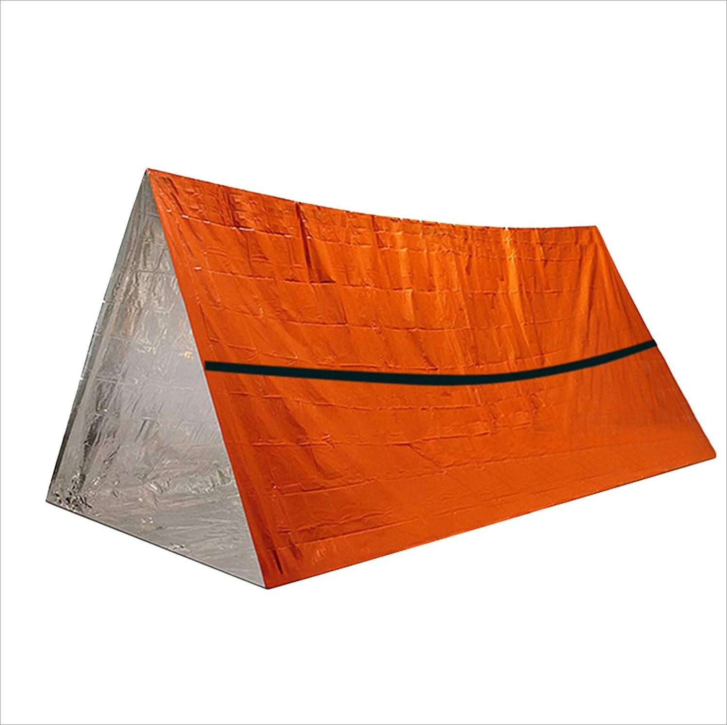 Water Windproof, Waterproof, Foldable Thermal Triangular Lightweight Portable Rain Tent – Wind Resistant Emergency Warm Survival Shelter for Camping, Outdoor Hiking Equipment, Lightweight Portable Tent outdoorfun