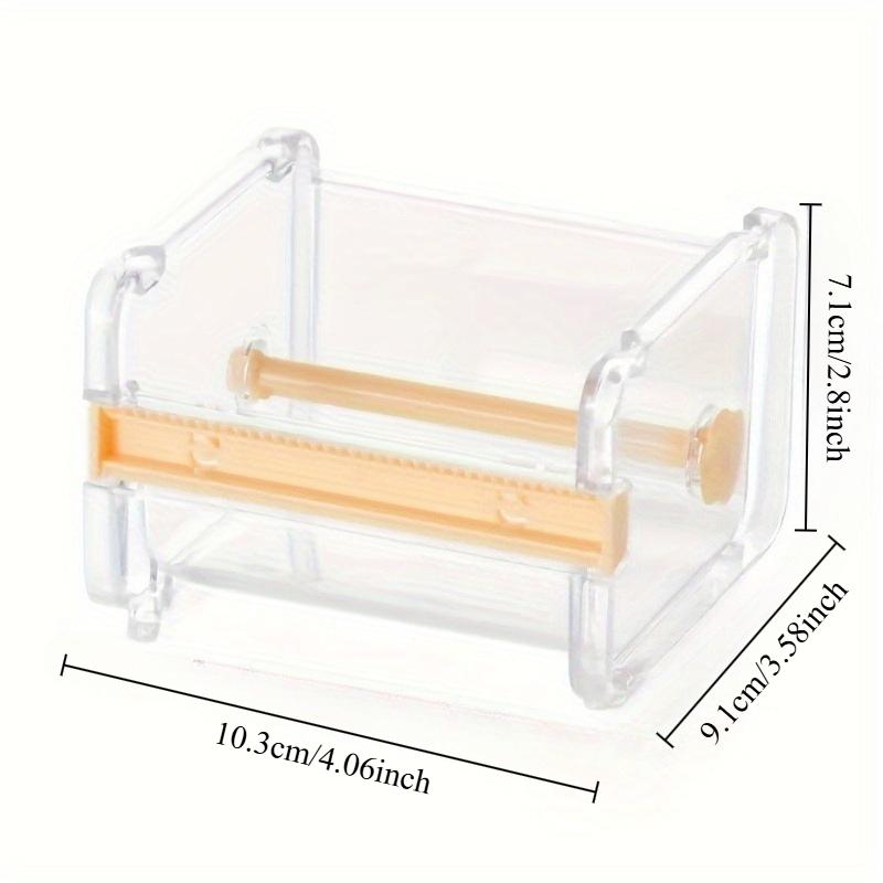 Creative Washi Tape Cutter Set: The Perfect Stationery Tool for Students - Transparent Tape Holder, Tape Dispenser & More!