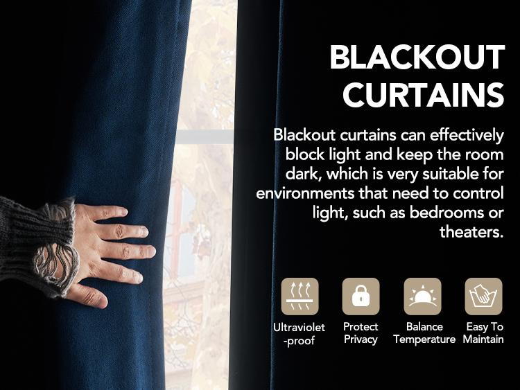 Deconovo 100% Blackout Curtains (2 Panels) - Thermal Insulated, Soundproof, Heavy-Duty, Cold-Proof Drapes for Living Room & Bedroom