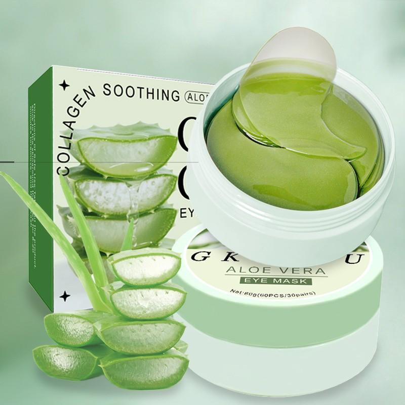 60 Pcs Arovilla Collagen Eye Mask, Hydrating and Firming, Fragrance-Free, Natural Ingredients, 30 Min Relaxing Care, Elegant Packaging