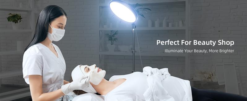 (Valentine's Deal) Studio-Level Lighting for Content Creators - 13" Full-Screen Ring Light with 79" Adjustable Stand and Remote | No Shadows, Perfect for 4K Makeup Videos & Podcasts