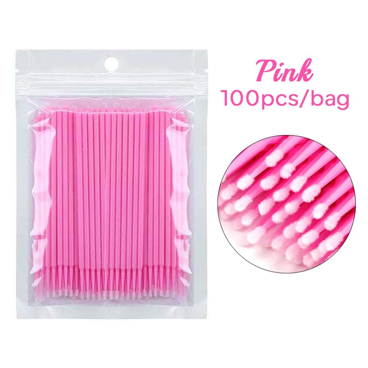 ✨ 2mm Precision Disposable Mini Micro Swabs｜100–500 Pcs Available – Ideal for Eyelash Extensions, Eyebrows, Eyeliner, Lip Touch-Ups, Cleansing, Removing Excess Makeup & Nail Polish – Professional Makeup Tool