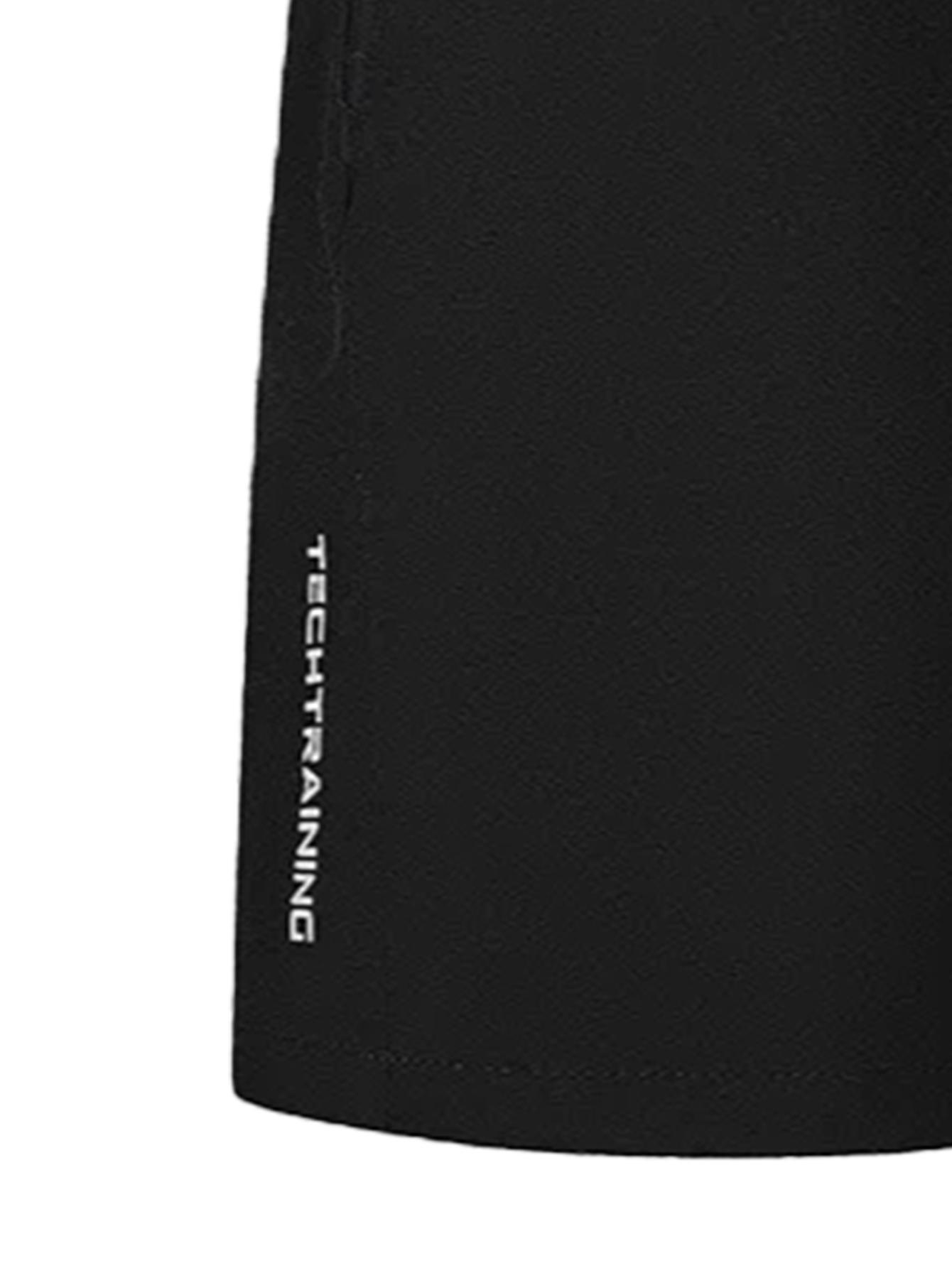 5-Pack Men's Quick Dry Tech Training Shorts | Big & Tall Summer Casual with Zipper Pockets