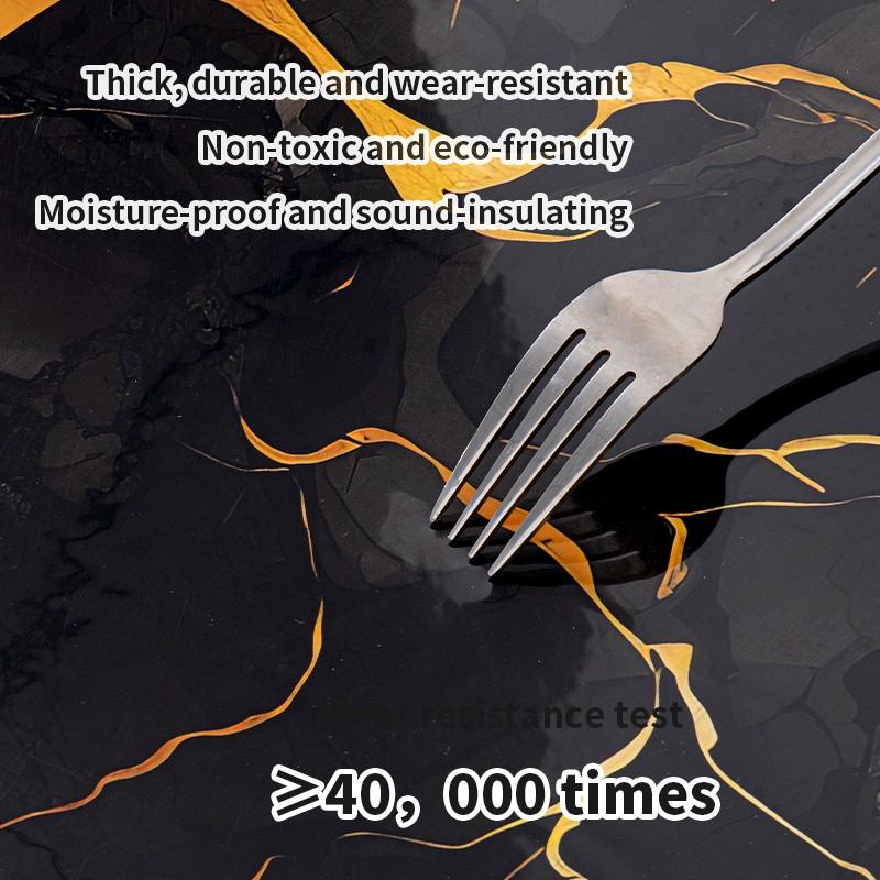 20 pcs marble self-adhesive wall stickers thickened waterproof wear-resistant tile stickers suitable for bathroom, kitchen, bedroom, living room self-adhesive wallpaper, simple operation, tear and paste, Tiles Sticker