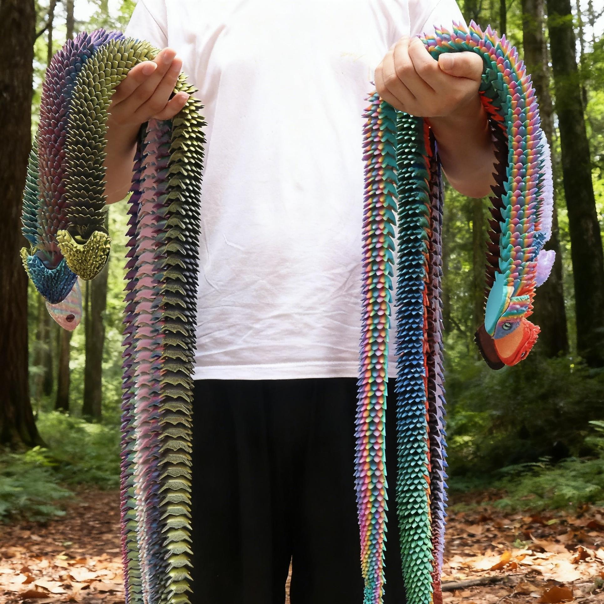 3D Printed Python Model 110cm/43.31inch, Creative Snake Decoration with Realistic Eyes, Home Decor, Creative Modern Decoration, Indoor Outdoor Use, Lifelike Design, Interior Decoration Accessories