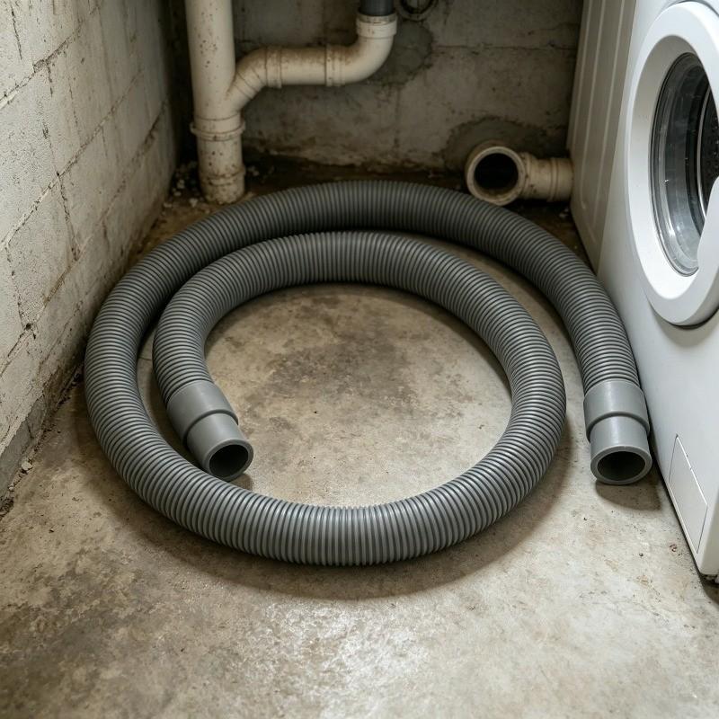 2pcs Universal Flexible Washing Machine Drain Hose, Durable Wave Extension Tube, Leak-Proof and Clog-Free, Easy Installation, Home Kitchen Drain Helper