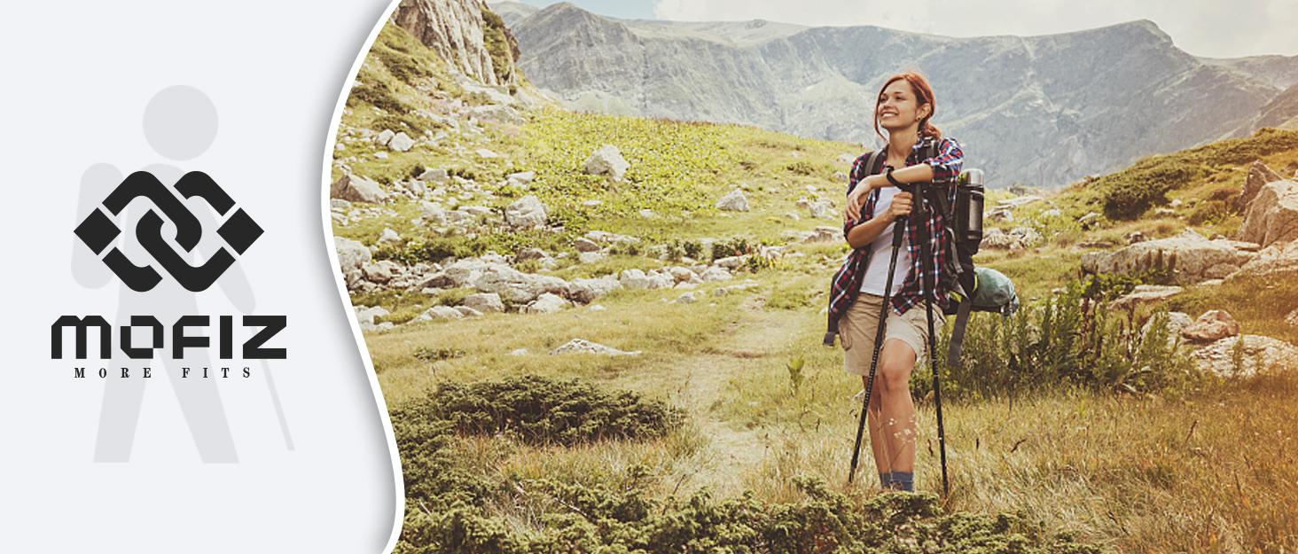 Women's lightweight quick drying outdoor shorts with multifunctional pockets and elastic waistband, suitable for hiking and camping