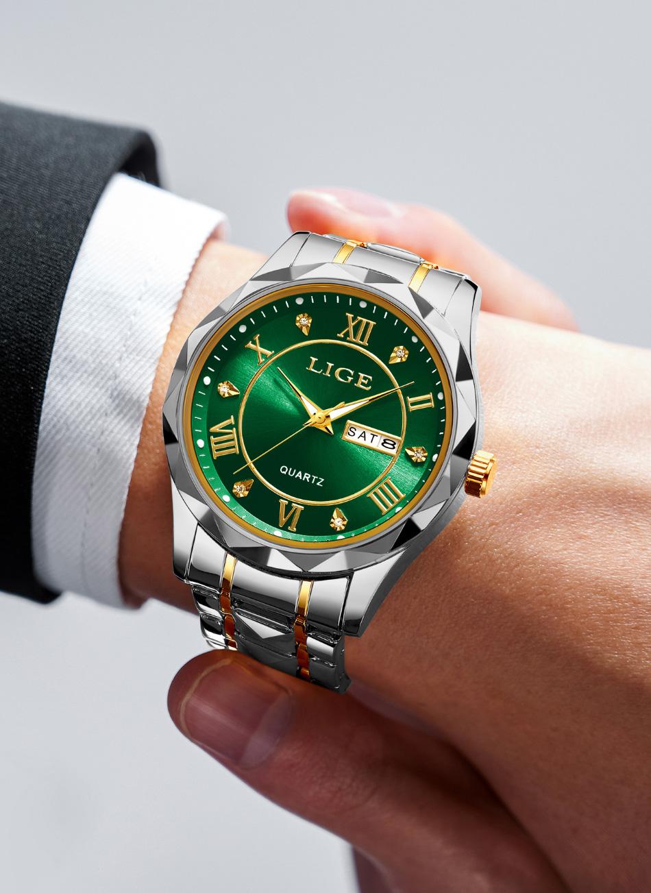 Light luxury men's watches, high-end men's quartz watches, business casual watches