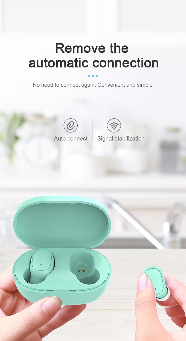 Redbeat A6S  Bluetooth Headphones 5.0 Waterproof 1PX4 Lightweight 3g Earbuds Audio Earphones Ready Stock Electronic HeadseBlack Friday Flash Sale Halloweent True Wireless Headset