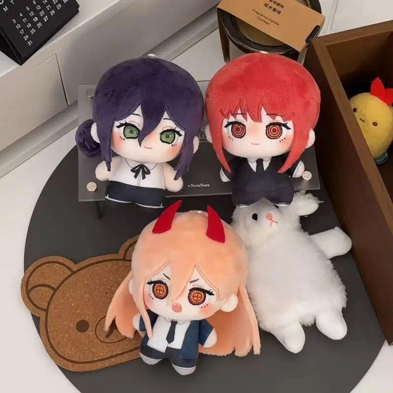 Anime Chainsaw Man Reze Cosplay Unisex Soft Plush Doll Toy, 10cm Cute Stuffed Cartoon Toy, Ideal Birthday Gift for Anime Fans, Collectible Toys
