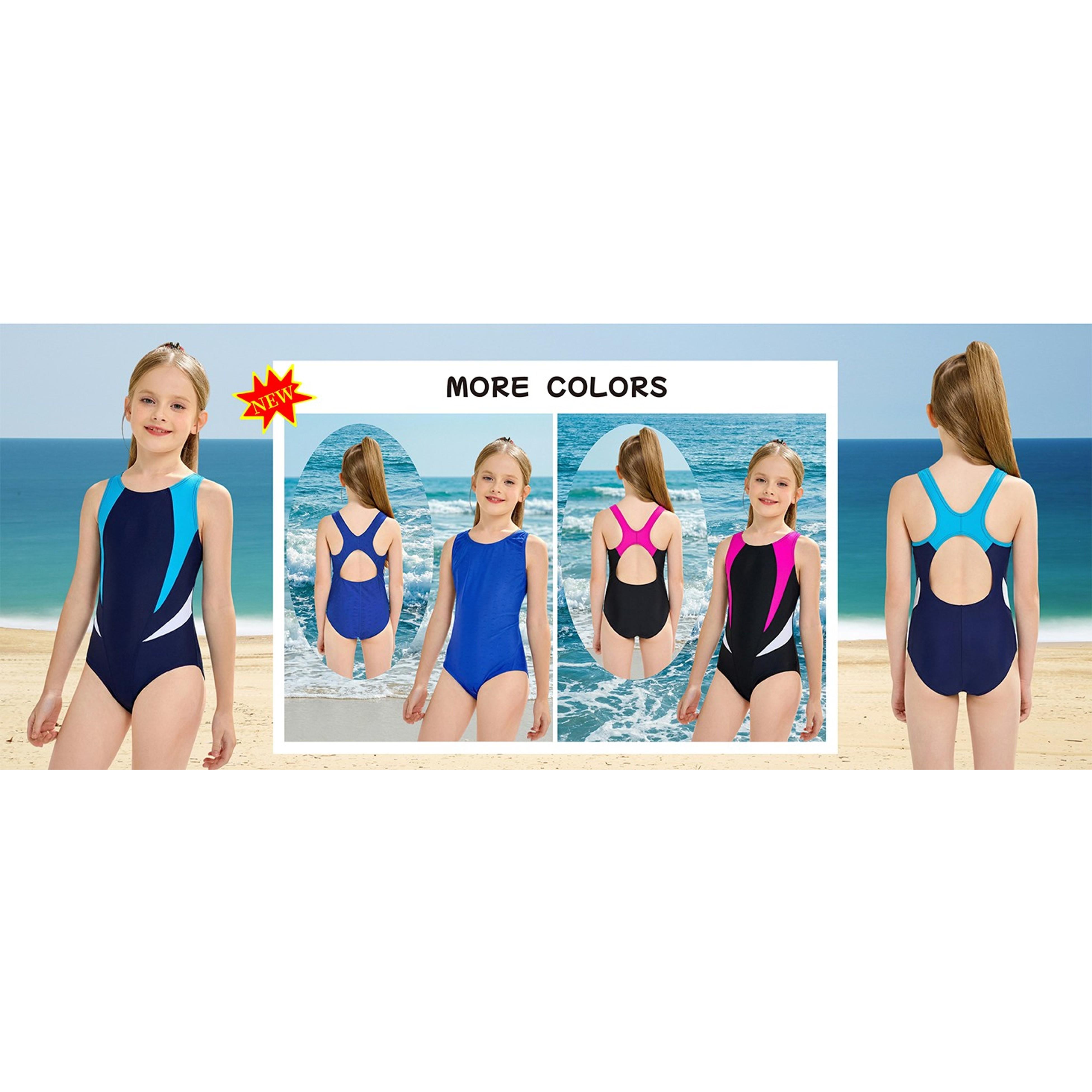 Girls' One Piece Swimsuit Athletic Girls Bathing Suits, Competition Girl Swimsuits Size 6-16 Years Girls' One Piece Swimsuit Athletic Girls Bathing Suits, Competition Girl Swimsuits Size 6-16 Years