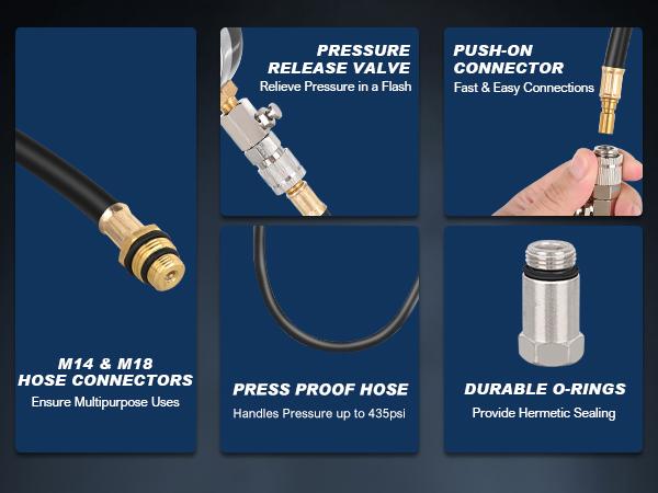 Nilight Engine Compression Tester Kit, 11 PCS with Spark Plug Tester, Automotive Cylinder Pressure Gauge Tool Set for Gasoline Engines Nilight Engine Compression Tester Kit, 11 PCS with Spark Plug Tester, Automotive Cylinder Pressure Gauge Tool Set for Gasoline Engines