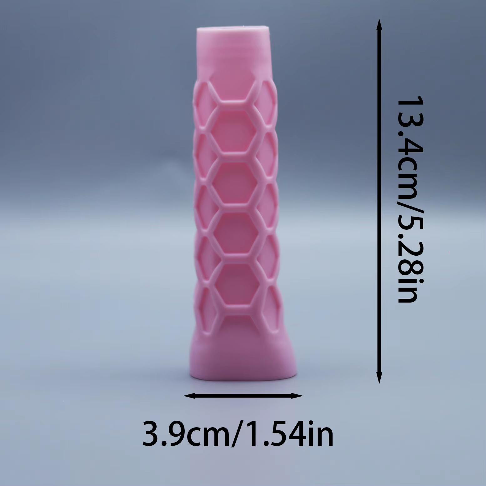 High Elastic Silicone Handle Protector, Octagonal Honeycomb Design, Durable & Comfortable Grip for Pickleball Racquet, Tennis Grip