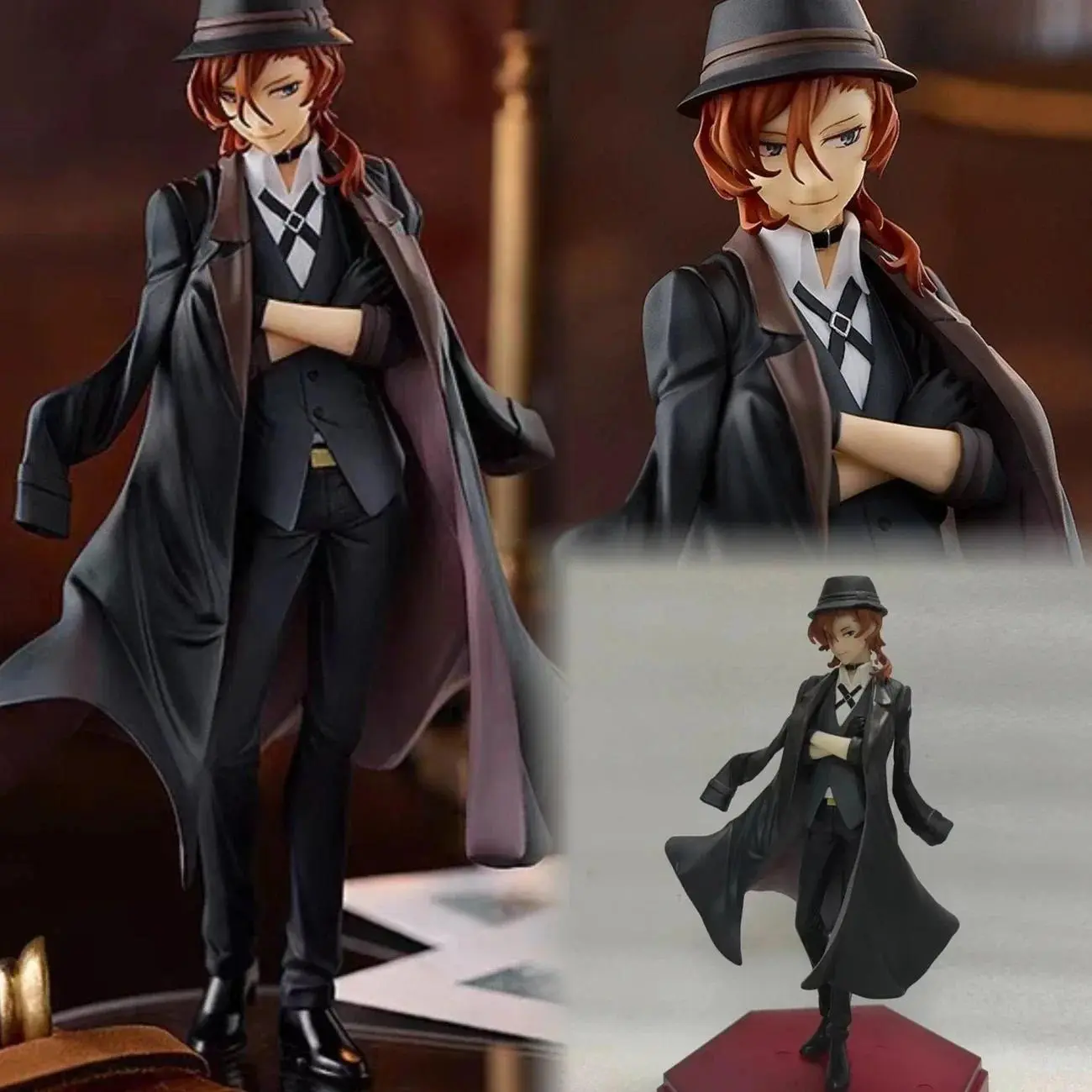 2026 New hot item 18cm Nakahara Chuuya Dazai Osamu PVC Action Figure Bungo Stray Dogs Figure Collectible Model Toys Kid Gift Ornaments Doll Toy