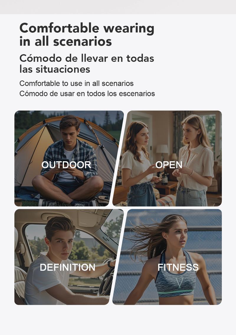 [New Year's gift] MINISO X28 Wireless Earbuds Bluetooth 6.0 Earphones, In Ear Earbuds,Waterproof Wireless Earphones, Support 148 Languages Real Time ,Suitable for Office, Sports, Study and Audio Calls, Built in Microphone, Gaming Bluetooth Headphones