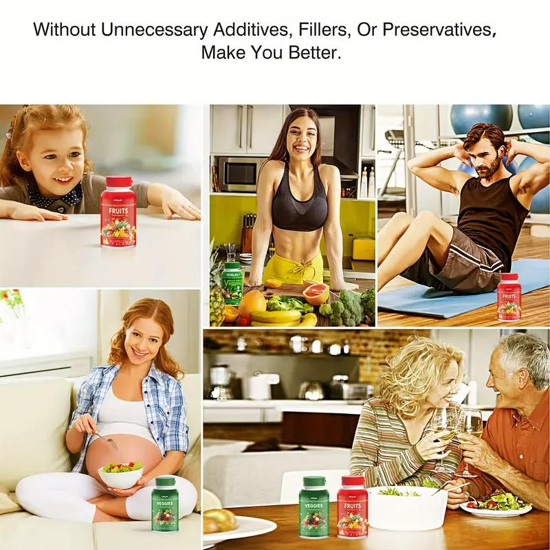 Wildopolis - Fruit and Vegetable Supplements, 100% Natural Fruit and Vegetable Vitamins, Vegetable and Fruit Supplements for Women, Men and Kids
