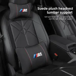 Car Headrest/Lumbar Support Auto Neck Pillow Waist Cushion For BMW M3 M4 M5 G42 G30 G20 E39 E36 E87 E53 F44 F07 F34 G15 G16 G23 G22 F30 F20 F10 G05 G06 G07