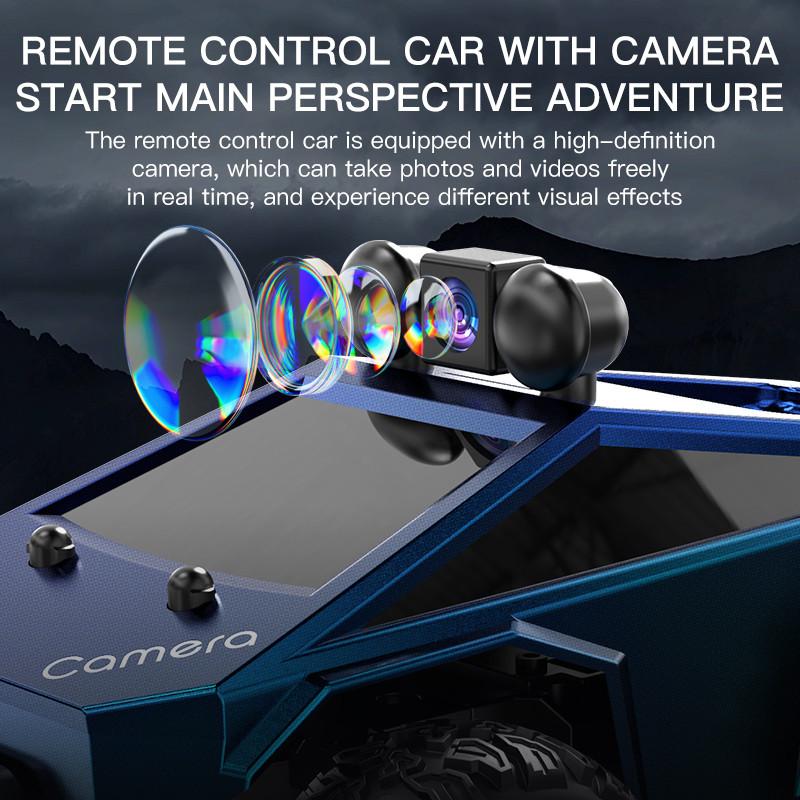 1:28 Four-Wheel Drive RC Car with Camera, High-Performance Drift Racing Toy, Remote Controlled Vehicle, Christmas Gift for Kids, Includes Battery, Remote Needs Aaa Batteries