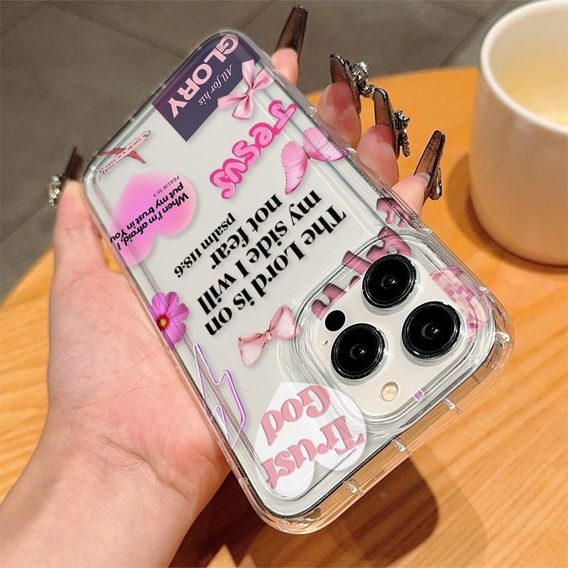 Clear Phone Case, Anti-drop Cellphone Protective Case, Total Protective Shockproof Mobile Phone Cover Compatible with iPhone 17 16 15 14 13 12 11 X XS XR Pro Max Plus Air