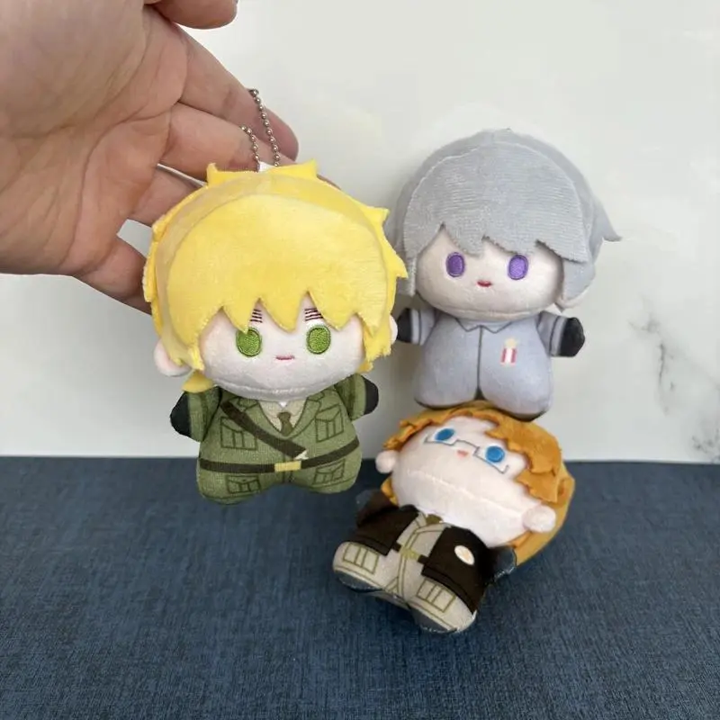 Cute 10cm Cosplay Hetalia Plush Toy Arthur Kirkland / Ivan Braginsky and Alfred F. Jones Axis Anime Powers Keychain Plushie Doll