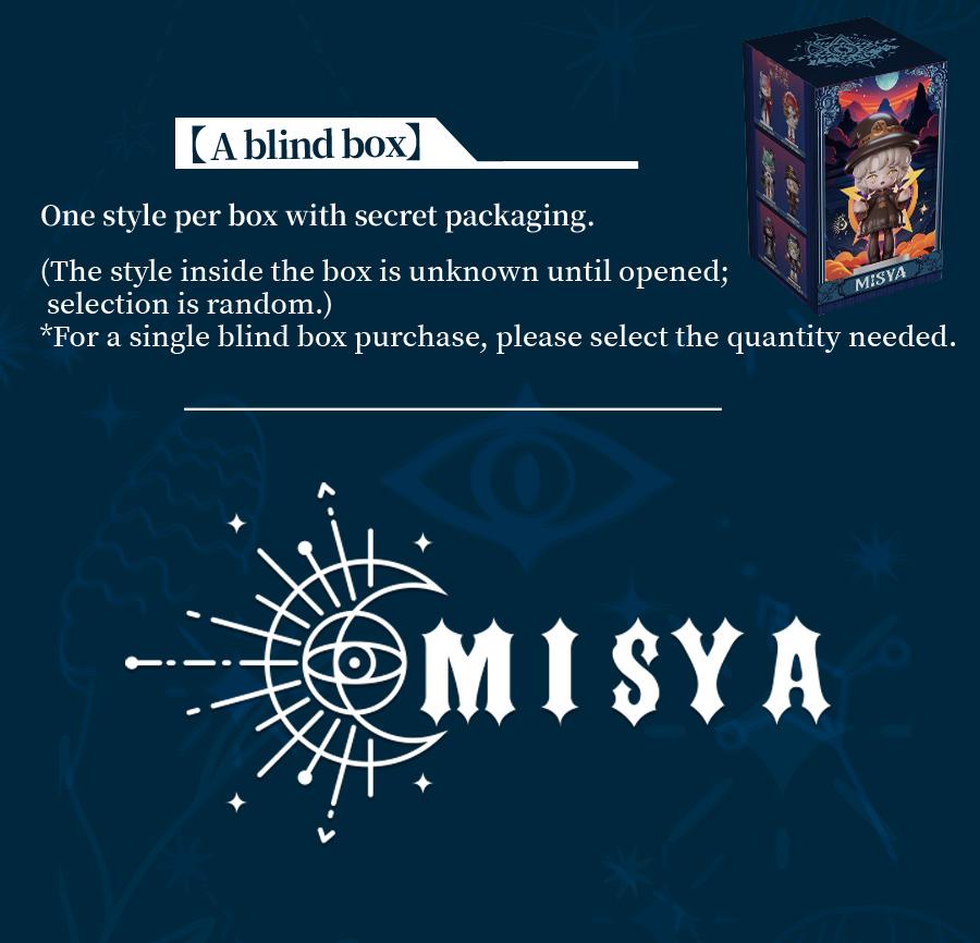 Misya Magic Academy Series Blind Box Figure, Girls' Birthday Gift, Surprise Element, Cute Collectible Figurines, Perfect for Celebrations