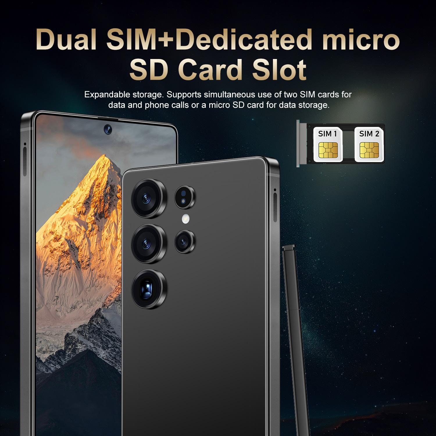 S25 Ultra Smart Android Phone, 6.8 Inch Screen, Dual Sim Slot