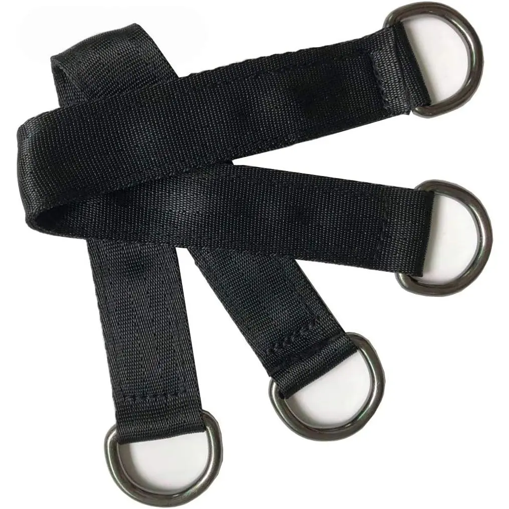 Tree Swing Straps, 25cm / 9.8inches Heavy Duty  Kit Holds 440 lbs  for Swing Seat, Hammock, Plank