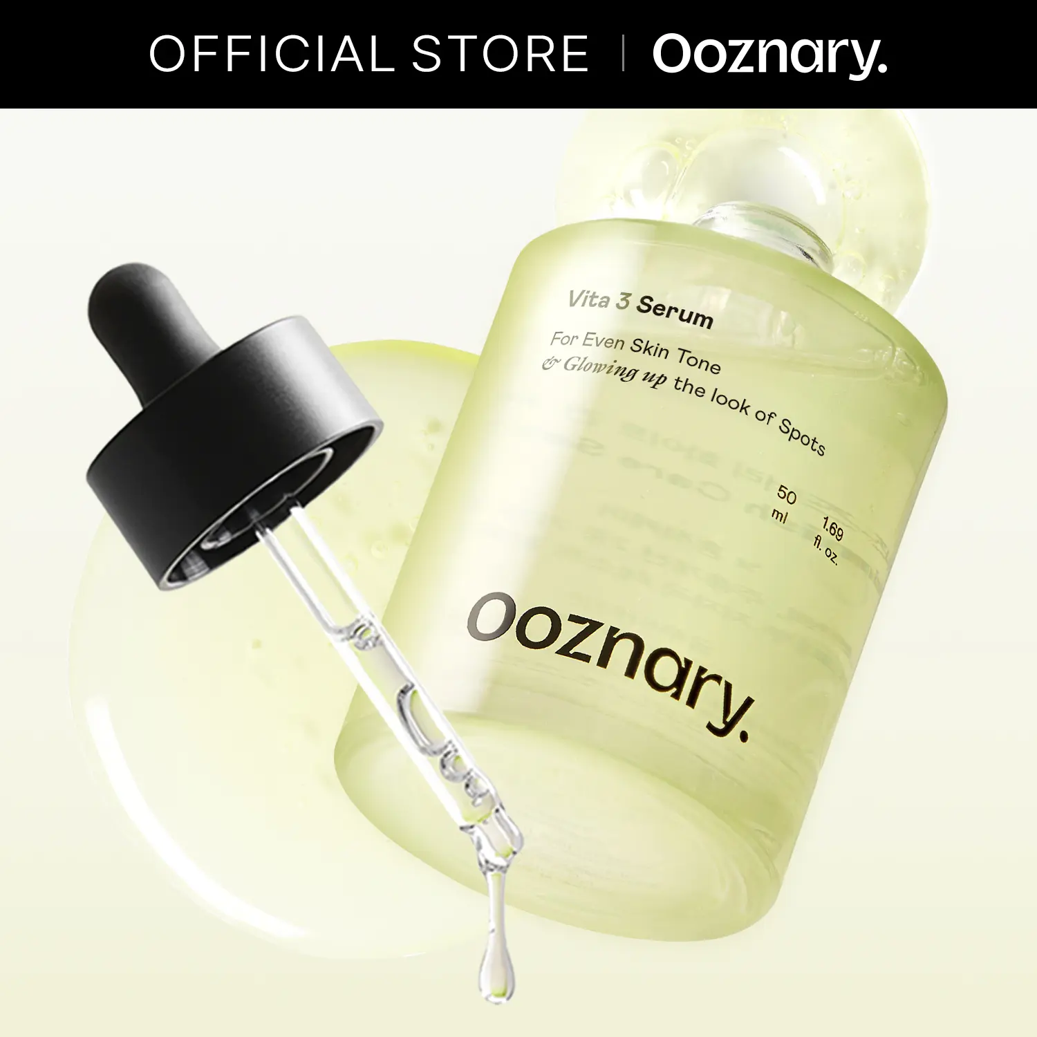 [FREE GIFT] Vita 3 Serum with 2 types of Gentle Vitamin C and Niacinamide plus Glutathione for Dark Spots & Dull Skin | Korean Skin care | 1.69 fl.oz 50ml