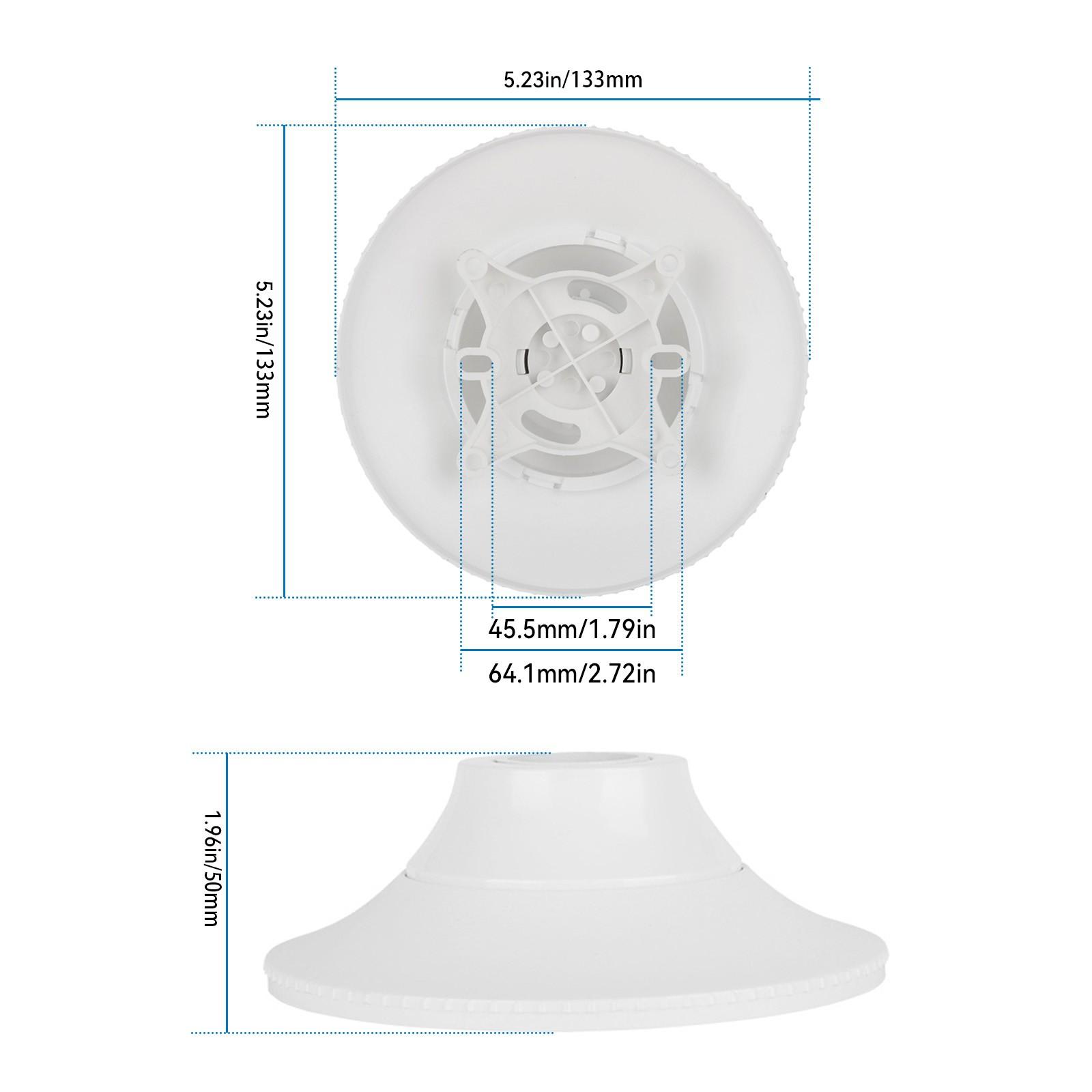 E26/e27 Bulb Socket Lamp Holder Adapter, L Plate Base, Suitable for Home Office Industrial Use, No Batteries Included
