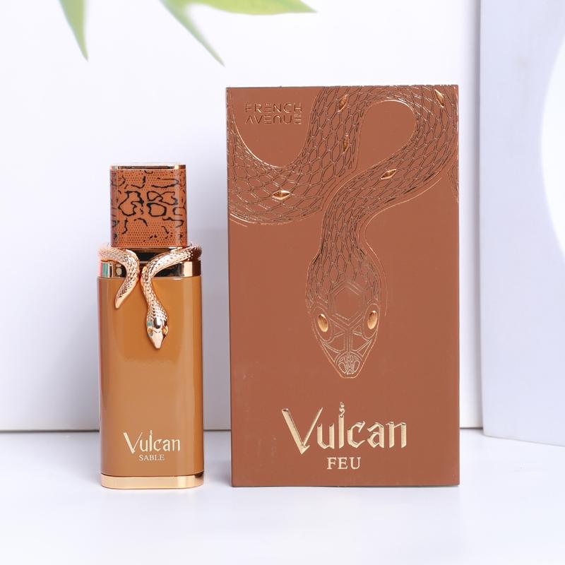 Vulcan Fragrance Feu100ml, EDP Fragrance, Long-Lasting Fresh Floral Scent, Unisex Perfume for Men & Women, Perfect Gift Idea, Arabic Style