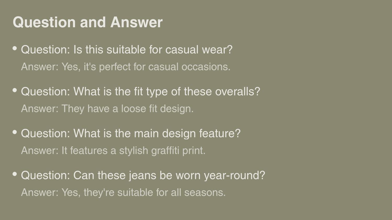 Teenage Girls' Fashionable Graffiti Print Denim Overalls, Loose Fit Casual Jeans for All Seasons, Stylish and Versatile