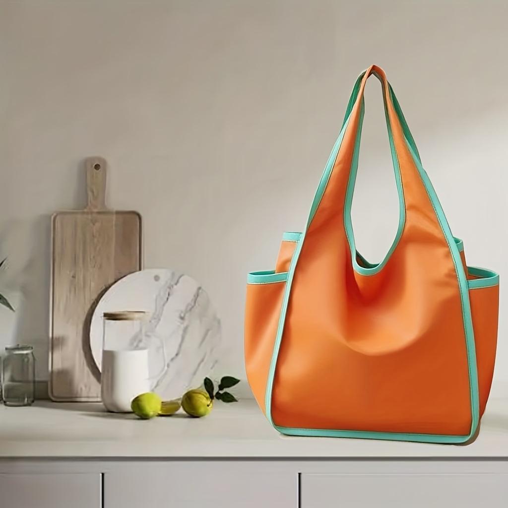 Foldable Shopping Tote Bag, Portable and Simple Multi-Color Large-Size Eco Bag, Grocery Shopping Bag, Special Bag, High-Capacity Bag