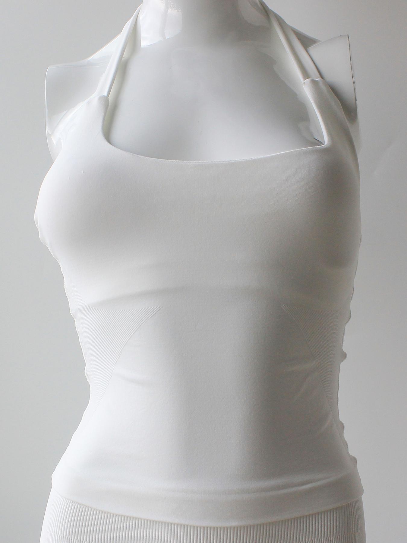 Women's Solid Removable Chest Pad Sports Tank Top, Breathable Comfortable Sports Top for Yoga Gym Workout, Ladies Sportswear for All Seasons