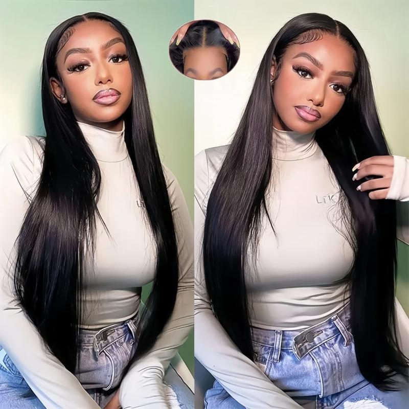 Bling Hair Wear and Go Glueless Human Hair Wigs Pre-cut Lace 7x5 Body Wave/Straight/Deep Wave Human Hair Wigs For Women Ready To Wear TikTokShopBlackFriday