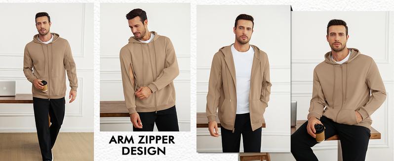 Runcati Mens Dialysis Sweatshirts Full Zip Lightweight Hemodialysis Jacket Warm Hoodie Sweatshirt with Arm Zipper Runcati Mens Dialysis Sweatshirts Full Zip Lightweight Hemodialysis Jacket Warm Hoodie Sweatshirt with Arm Zipper