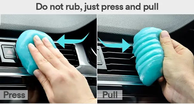 Product Introduction of Car Cleaning Gel Universal Detailing Kit Automotive Dust Car Crevice Cleaner Slime Auto Air Vent Interior Detail Removal for Car Putty Cleaning Keyboard Cleaner Car Accessories 14
