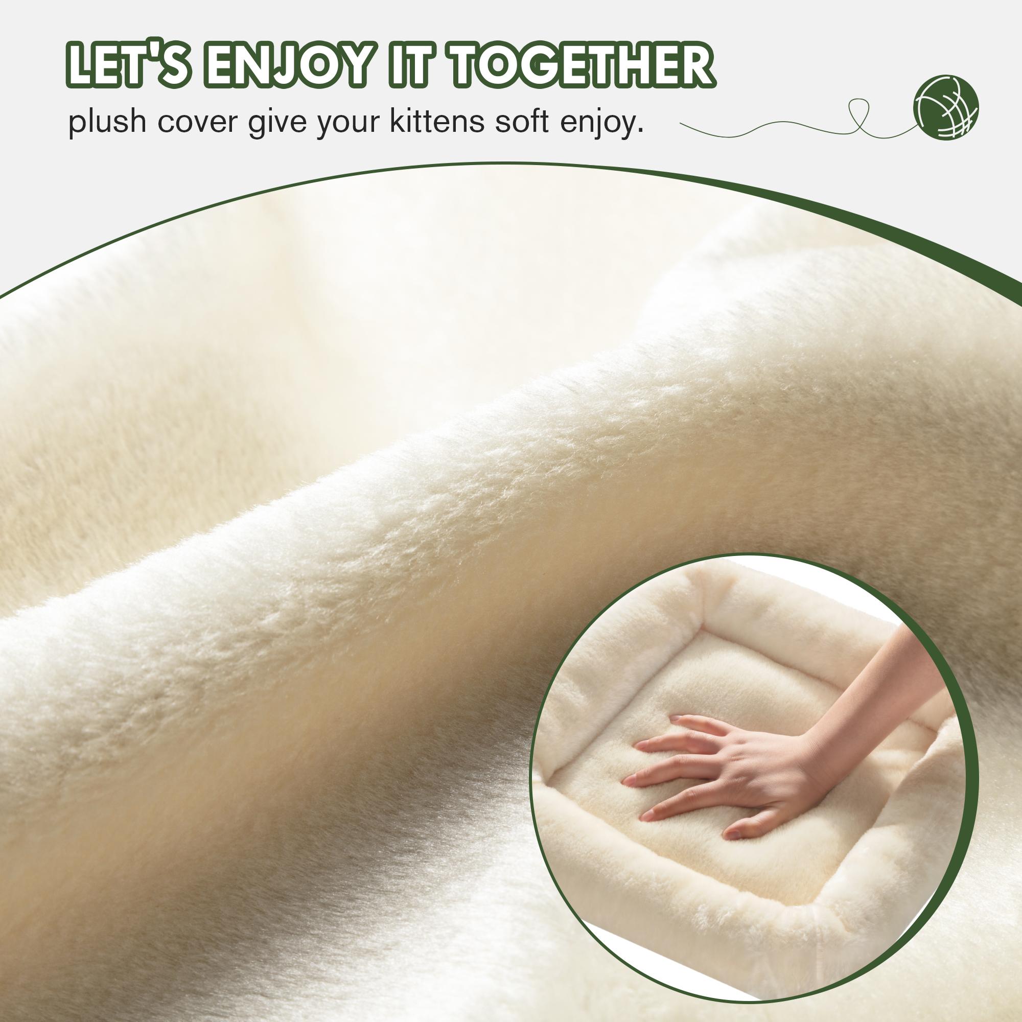 MUTICOR 82in Cat Tree Tower All-in-One Luxury Cat Tree with Scratching Posts & Boards,Hammock,Cozy Condo Room House,Toy Balls,Multifunctional Pets Furniture#TikTokShopBlackFriday #ChristmasGifts