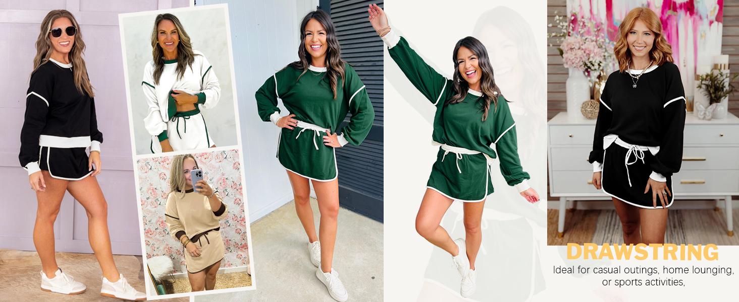 Fisoew Womens Sweatsuits 2 Piece Set Crewneck Sweatshirts High Waisted Skort Skirts Tennis Running Tracksuits Shorts Sets tracksuits FallFreshness Casual Workout Loungewear Athleisure Summer Clothes Activewear Fitness i am gia track set tracksuits for men Fisoew Womens Sweatsuits 2 Piece Set Crewneck Sweatshirts High Waisted Skort Skirts Tennis Running Tracksuits Shorts Sets tracksuits FallFreshness Casual Workout Loungewear Athleisure Summer Clothes Activewear Fitness i am gia track set tracksuits for men