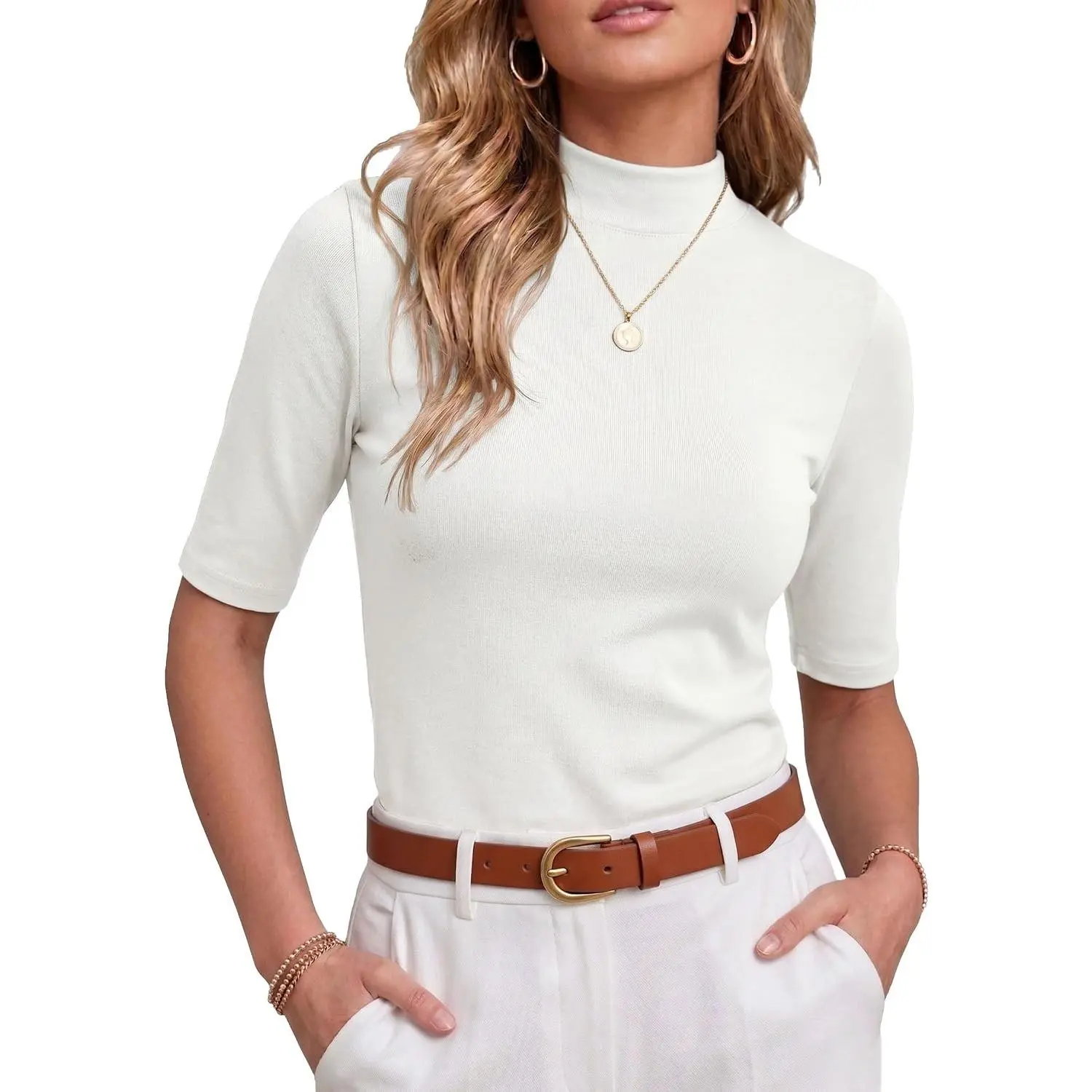 C Beige White