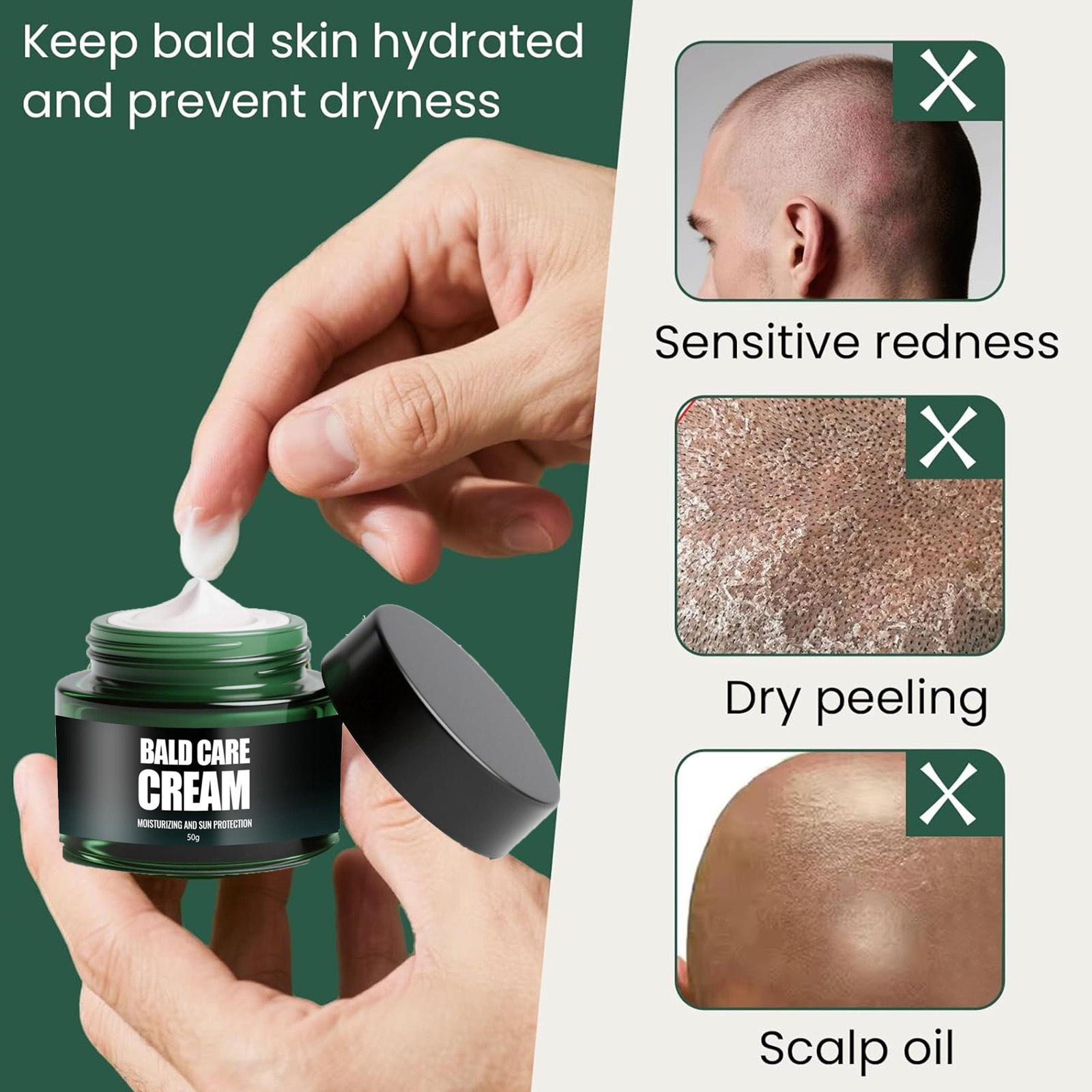New men's scalp care cream, moisturizing and nourishing shaving and skin care cream 50g