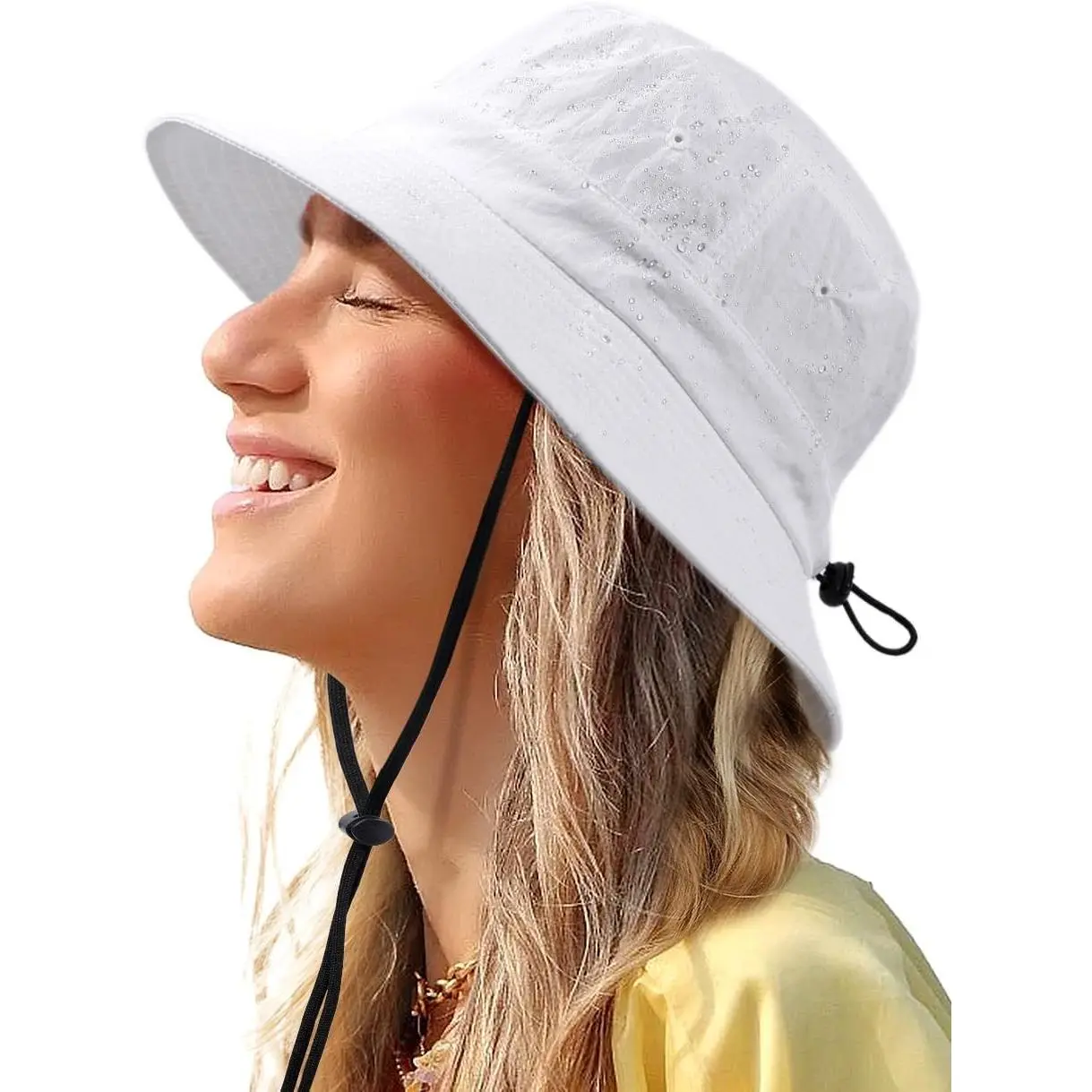 Water-Resistant Bucket Hat for Women Men Rain Hat UPF 50+ Boonie Sun Hat