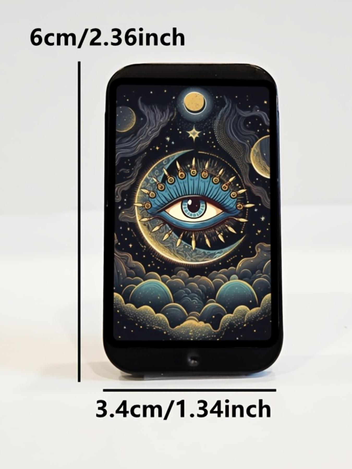 Demon Eye Matchbox (no Matches Included), Sliding Metal Storage Box, Display Box, Small Jewelry Organizer, Unique Decorative Accessory, Gothic Box